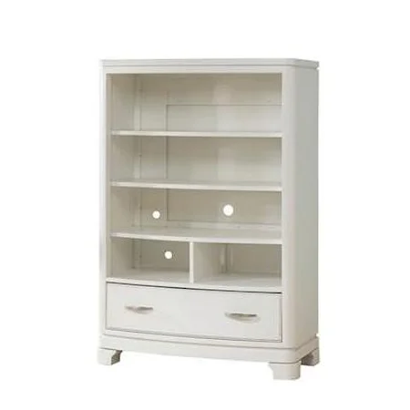 Media Bookcase with Storage Drawer